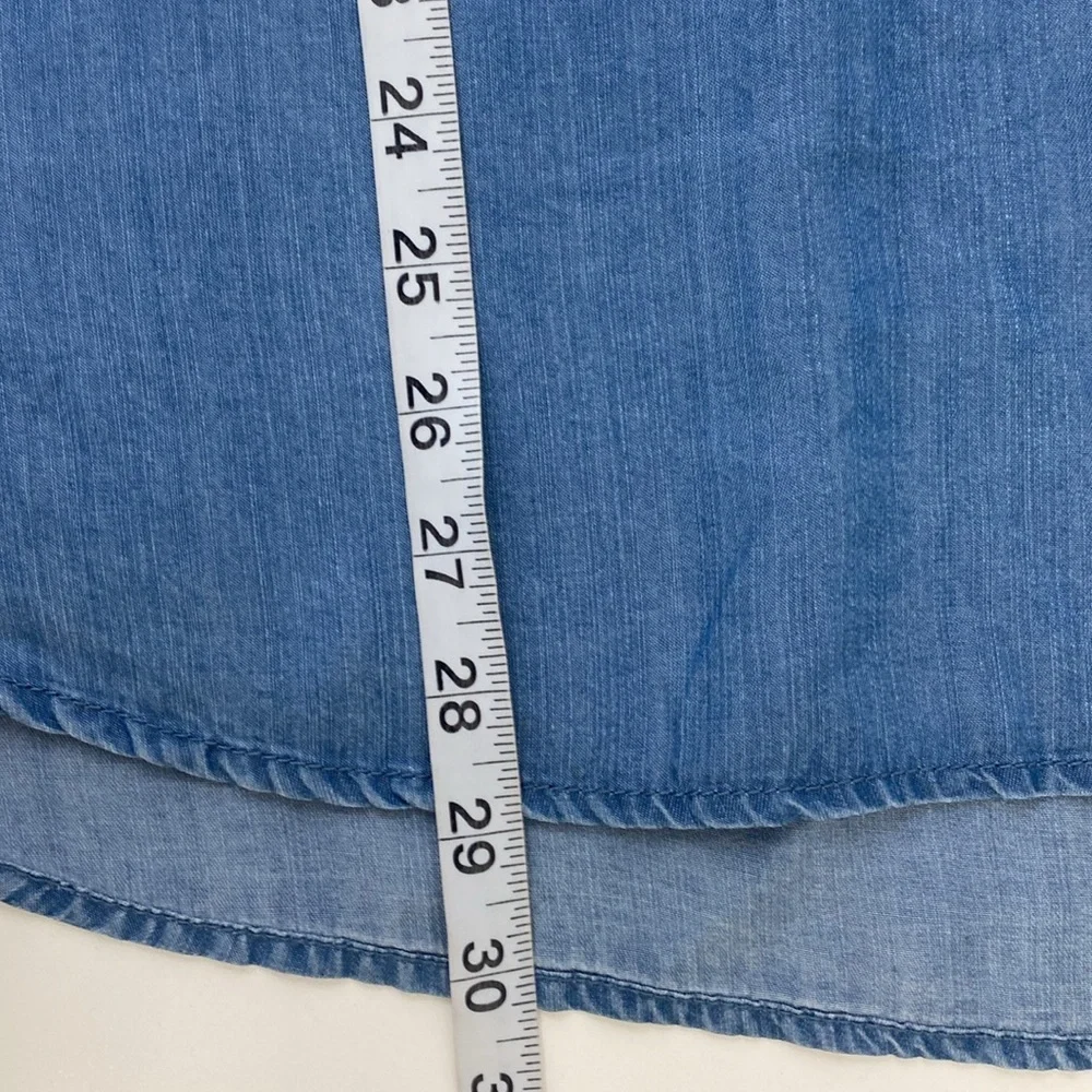 Beachlunchlounge Lyocell Button Down Top Large - Picture 6 of 9